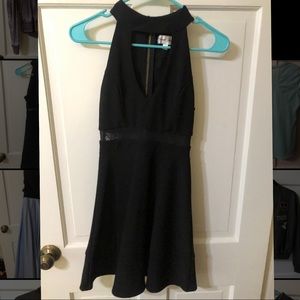 Black A-linedress
